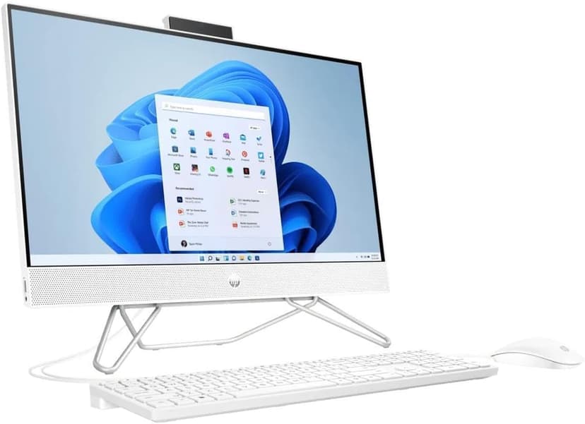 HP All-in-One 24-CB00 2023 All-in-One Desktop 23.8” FHD | Intel Celeron J4025 2-Core Intel UHD Graphics 600 | 32GB DDR4 1TB SSD | Bluetooth 5 | Windows 10 Pro | Starry White