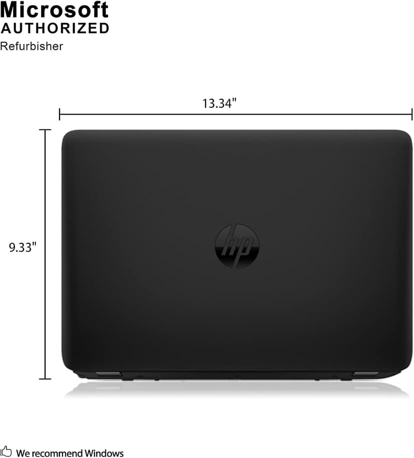 HP EliteBook 840 G1 14in HD Business Laptop Computer Ultrabook, Intel Core i5-4300U 1.9 GHz Processor, 8GB RAM, 128GB SSD, USB 3.0, VGA, Wifi, RJ45, Windows 10 Professional (Renewed)