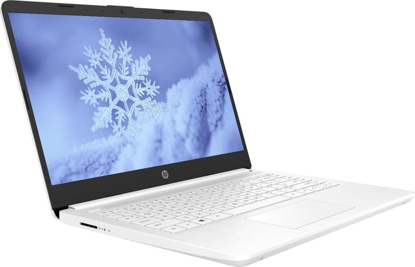 HP 14" LED Business Laptop Computer, 16GB RAM 320GB Storage (64GB eMMC+256GB SD Card), Intel Quad-Core N4120, Windows 11 S Laptop with 1-Year Microsoft Office 365, PLUSERA Earphones, White