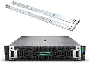 HPE ProLiant DL380 Gen11 2U Rack Server Bundle with Dual Xeon 6430 32-Core 2.1GHz, 1TB DDR5 Memory, 61.44TB Enterprise SAS 12Gb/s SSD, RAID, Dual Power, iLO, Rail Kit and Windows Server 2022 Standard