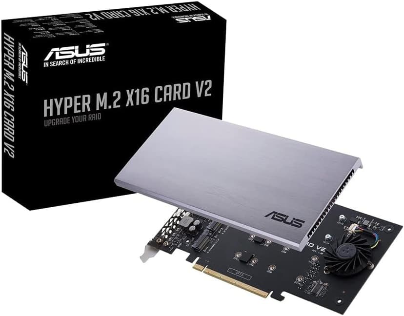 ASUS Hyper M.2 x16 Card v2 4 x M.2 Socket 3