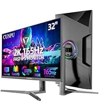 27 Inch QHD 2560 x 1440 Gaming Monitor, 180Hz (Up to 200Hz),1ms GTG, Fast IPS, DCI-P3 93%, High Brightness 450cd/㎡, G-Sync, Height Adjustable Vertical Stand, Speakers, DP/HDMI, 144Hz 2K Monitor