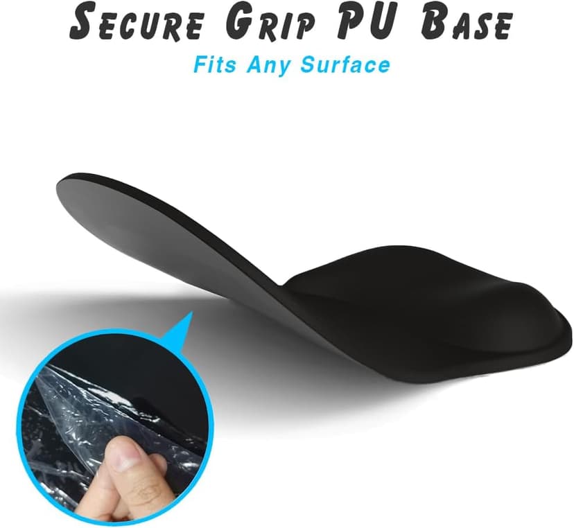 ErgoComfort Gel Wrist Rest Mouse Pad-Ergonomic Office Mousepad with Wrist Support-Non-Slip, Design Desk Accessories Mat for Home&Game Decor (06Mocha Sand)