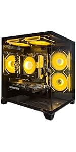PC Desktop,AMD Ryzen 5 5600GT 3.6GHz,16GB DDR4 RAM 3200MHz,1TB NVME SSD,Supply WiFi/Bluetooth Support for Office, Light Entertainment, Video Editing