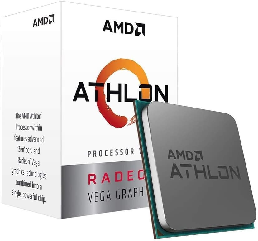 AMD Athlon 3000G 2-Core, 4-Thread Unlocked Desktop Processor with Radeon Graphics
