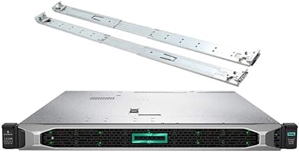 HP ProLiant DL360 Gen10 Server Bundle with 2 x Intel Silver 4110 8 Core CPUs, 256GB RAM, 15.36TB SSDs, RAID, Rail Kit