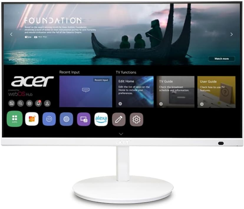 Acer CS272 27” IPS Full HD Smart Monitor | WebOS | Streaming TV | Bluetooth | Wireless Projection | iOT Device for Smart Home | Height Adjustable, Swivel, Tilt & Pivot | 3Wx2 Speakers | sRGB 99%