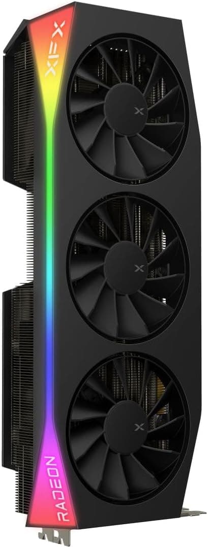 XFX Mercury AMD Radeon RX 9070XT OC Gaming Edition with RGB 16GB GDDR6, HDMI 3xDP, AMD RDNA 4 RX-97TRGBBBA