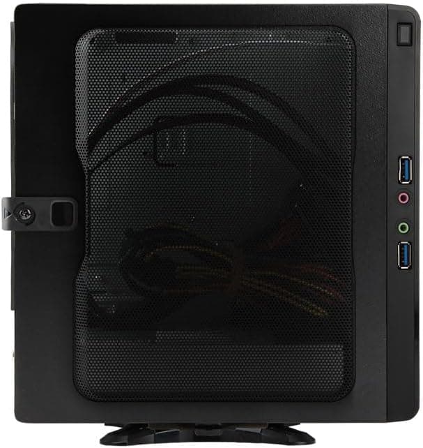 InWin BQ656 Mini-ITX Case with Internal 200W 80+ Gold PSU, Slim Optical Drive Bay x 1 or 2.5" HDD x 1, 2.5" HDD x 1; Front Port: USB 3.0 x 2, HD Audio
