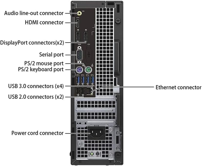 Dell OptiPlex 5040 SFF Desktop Computer Intel PC Quad Core i7-6700 3.40GHz up to 4.0GHz 16GB Ram 512GB NVMe M.2 SSD Built-in WiFi & Bluetooth HDMI Wireless Keyboard and Mouse Windows 10 Pro (Renewed)