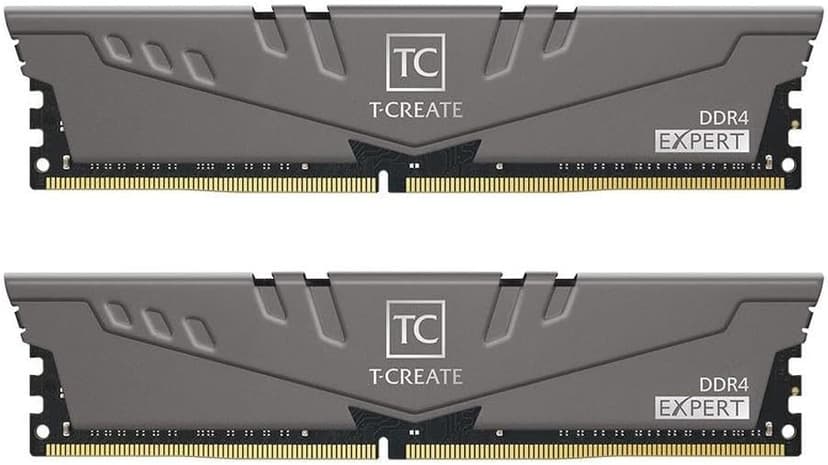 TEAMGROUP T-Create Expert overclocking 10L DDR4 16GB Kit (2 x 8GB) 3600MHz (PC4 28800) CL18 Desktop Memory Module Ram - TTCED416G3600HC18JDC01