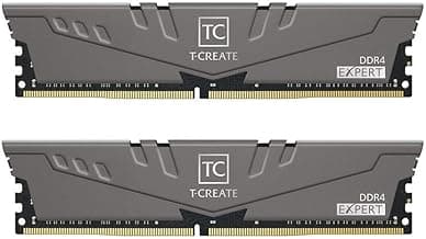 TEAMGROUP T-Create Expert overclocking 10L DDR4 16GB Kit (2 x 8GB) 3600MHz (PC4 28800) CL18 Desktop Memory Module Ram - TTCED416G3600HC18JDC01