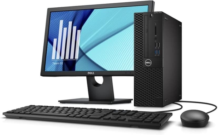 Dell Optiplex 3050 SFF Desktop Computer PC, Intel Quad Core i5-6500 up to 3.6GHz, 16GB DDR4, 256GB SSD, WiFi, 4K Support, DP, HDMI,Windows 10 Pro 64 Bit English/Spanish/French(Renewed)