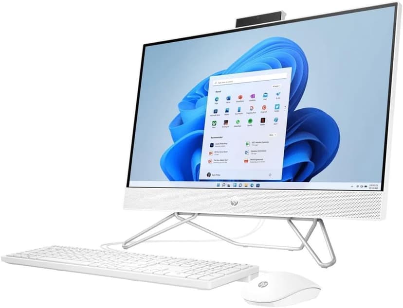 HP All-in-One 24-CB00 2023 All-in-One Desktop 23.8” FHD | Intel Celeron J4025 2-Core Intel UHD Graphics 600 | 32GB DDR4 1TB SSD | Bluetooth 5 | Windows 10 Pro | Starry White