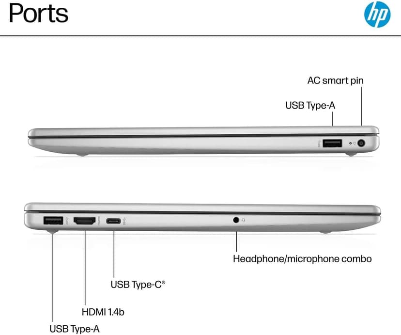 HP Flagship 15.6 Touchscreen Laptop Computer - w/MS Office Lifetime • Intel 13th Gen Core i3 (Up to 4.5GHz) • HD Touch Display • for Business & Student • AI Copilot • Win 11 Pro (32GB RAM | 1TB SSD)