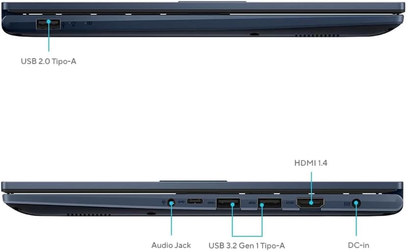 ASUS VivoBook Laptop | 40GB RAM | 1TB PCIe SSD Storage | 14" FHD Display | Intel 12th Generation 6 Core Processor | Bluetooth | HDMI | Thin & Light | Windows 11 Pro | w/WOWPC Recovery USB