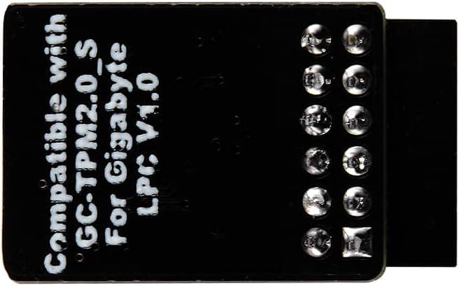 TPM2.0 Module LPC 12Pin Module with Infineon SLB9665 for Gigabyte Motherboard Compatible with GC-TPM2.0_S