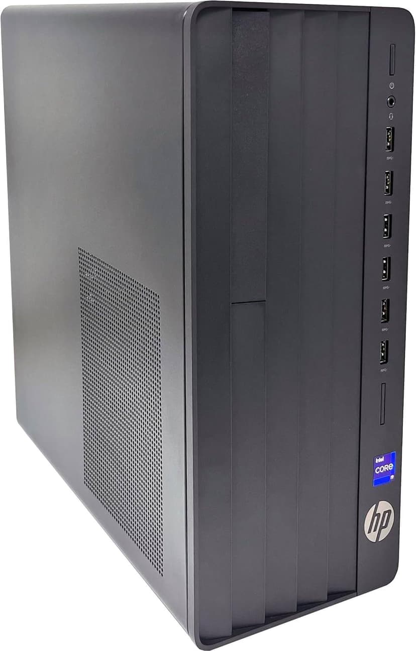 HP 290 G9 Pro Tower Desktop, Intel Core i7-12700K, 32GB RAM, 1TB NVMe SSD, USB C, HDMI, VGA, Built in Wi-Fi, Bluetooth, Windows 11 Pro, Black Computer