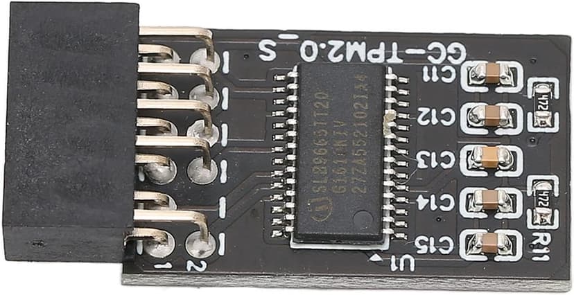 11 Motherboard Tpm 2.0 PCB Tpm 2.0 Encryption Security Module for 12Pin Lpc Interface High Security Remote Card Encryption Security Module