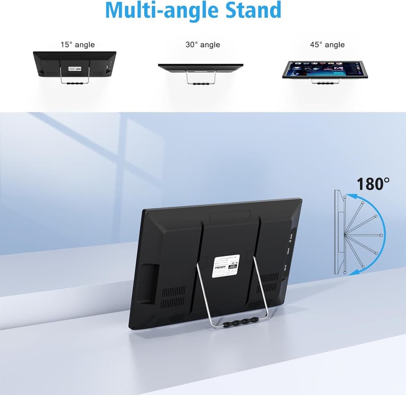15.6-inch HD LED Monitor for Office and Home use