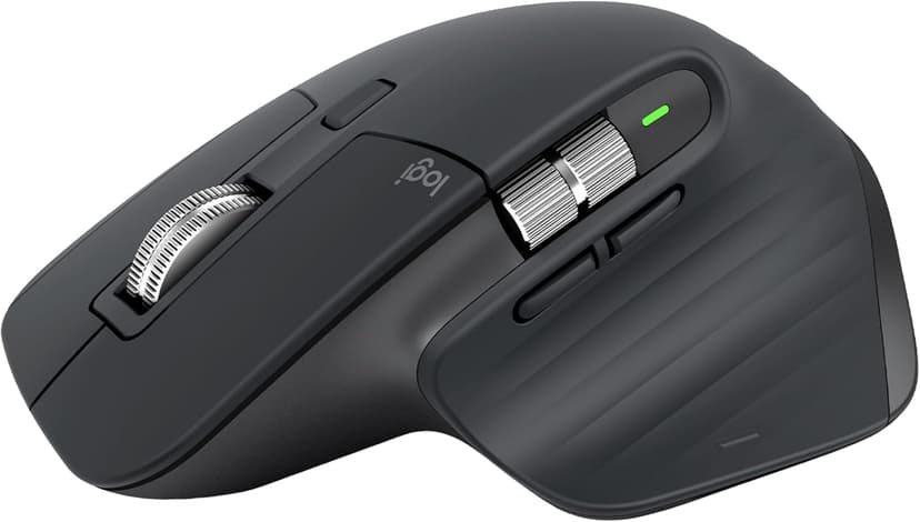 Logitech MX Master 3S Wireless Mouse, Ultra-fast Scrolling, Ergo, 8K DPI, Track on Glass, Quiet Clicks, USB-C, Bluetooth, Windows, Linux, Chrome - Graphite