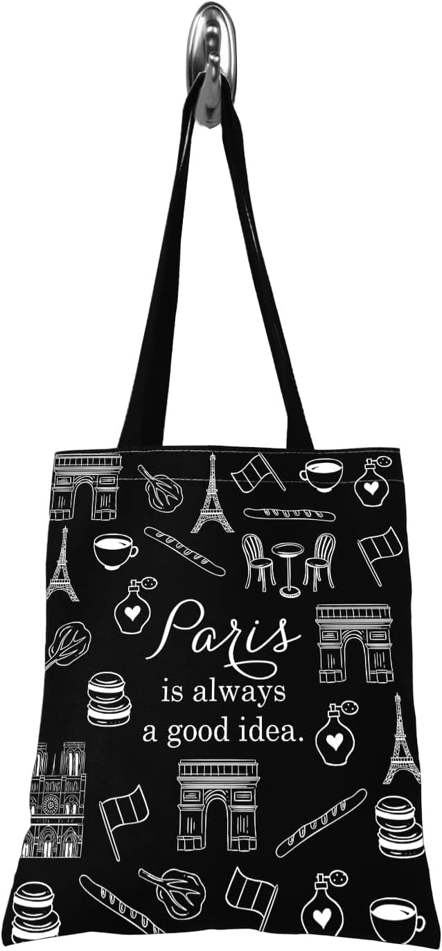 Paris City Skyline Zipper Pouch Makeup Bag - Paris tote