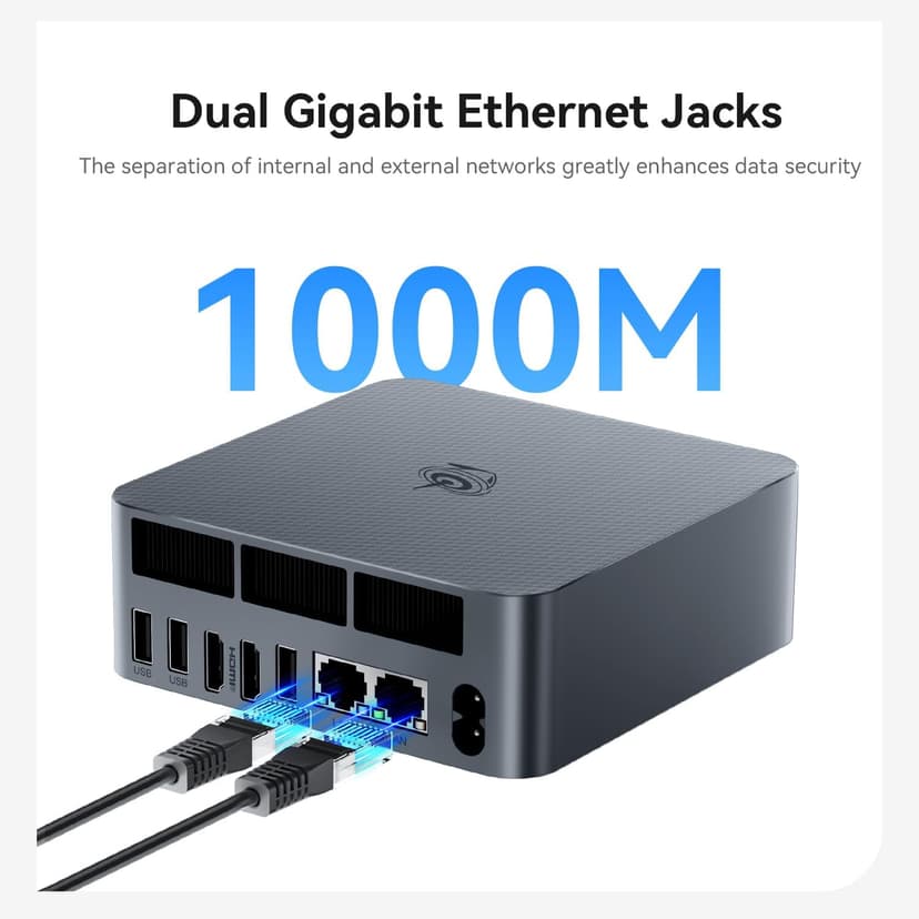 Beelink Mini PC, EQi12 Mini Computers Intel i5-1235U(Up to 4.4GHz) 10C/12T, Micro PC 16GB DDR4 RAM 500GB M.2 NVMe SSD, Desktop Computer 4K@60Hz/HDMI&DP/WiFi6/BT5.2/Gigabit Ethernet/HTPC/W-11 Pro