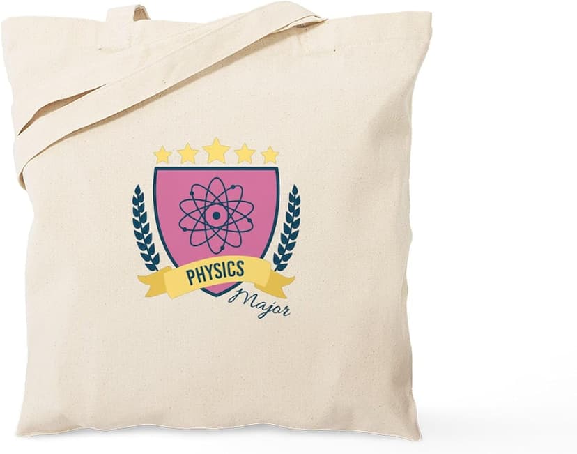 CafePress Physics Major Tote Bag Natural Canvas Tote Bag, Reusable Shopping Bag