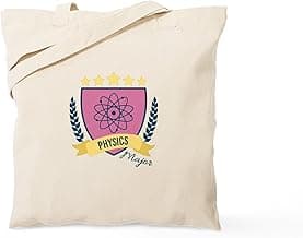 CafePress Physics Major Tote Bag Natural Canvas Tote Bag, Reusable Shopping Bag