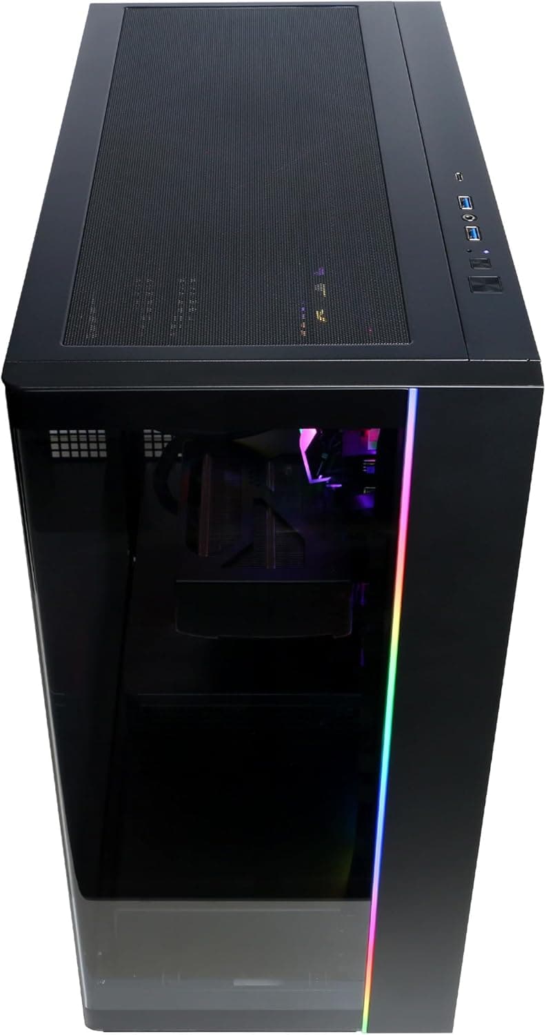 CyberPowerPC Gamer Supreme Gaming PC, AMD Ryzen 9 9900X 4.4GHz, GeForce RTX 5060 Ti 16GB, 32GB DDR5, 2TB PCIe 4.0 SSD, WiFi Ready & Windows 11 Home (SLCAI24000A)