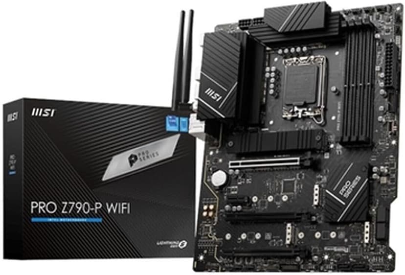 MSI PRO Z790-P WiFi ProSeries Motherboard (Supports 12th/13th/14th Gen Intel Processors, LGA 1700, DDR5, PCIe 5.0, M.2, 2.5Gbps LAN, USB 3.2 Gen2, HDMI/DP, Wi-Fi 6E, Bluetooth 5.3, ATX) (Renewed)