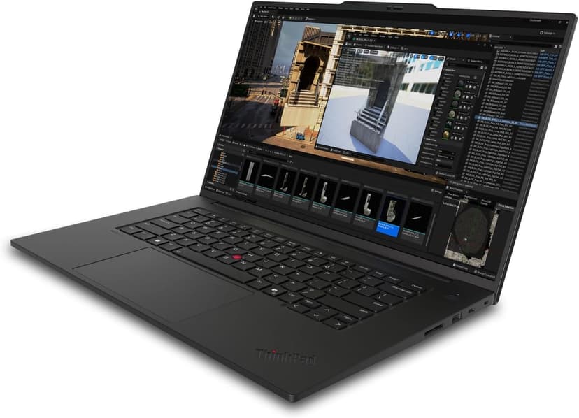 Lenovo ThinkPad P1 Gen 7 Workstation AI Laptop (Intel Ultra 9 185H, NVIDIA RTX 4070 8GB, 32GB RAM, 1TB SSD, 16" 2K 500 Nits) dTPM 2.0, Wi-Fi 7, Webcam, Anti-Glare, Fingerprint Reader, Windows 11 Pro