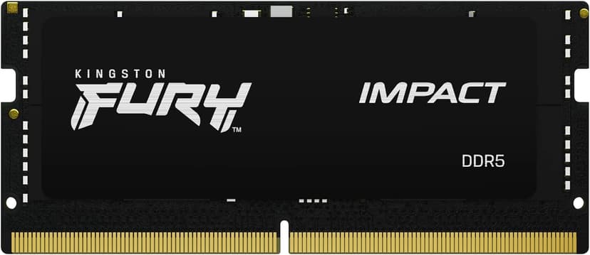 Kingston FURY Impact 64GB (2x32GB) 5600MT/s DDR5 CL40 Laptop Memory Kit of 2 | Lower Power Comsumption | Intel XMP 3.0 | Plug N Play | KF556S40IBK2-64