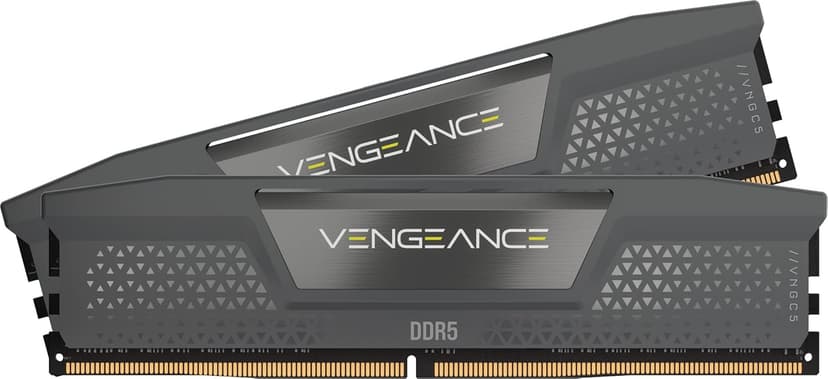 CORSAIR Vengeance DDR5 RAM 64GB (2x32GB) 6000MHz CL38-44-44-96 1.35V AMD Expo Intel XMP 3.0 Desktop Computer Memory – Gray (CMK64GX5M2B6000Z38)