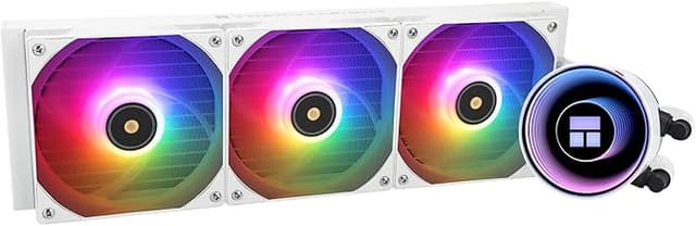 Thermalright Frozen Notte 360 White ARGB V2 Water Cooling CPU Cooler, 360 Specification CPU Liquid Cooler,3 PWM Fans, S-FDB Bearings, Suitable for AMD:AM4/AM5, Intel LGA 1851/1700/115X/1200/2011