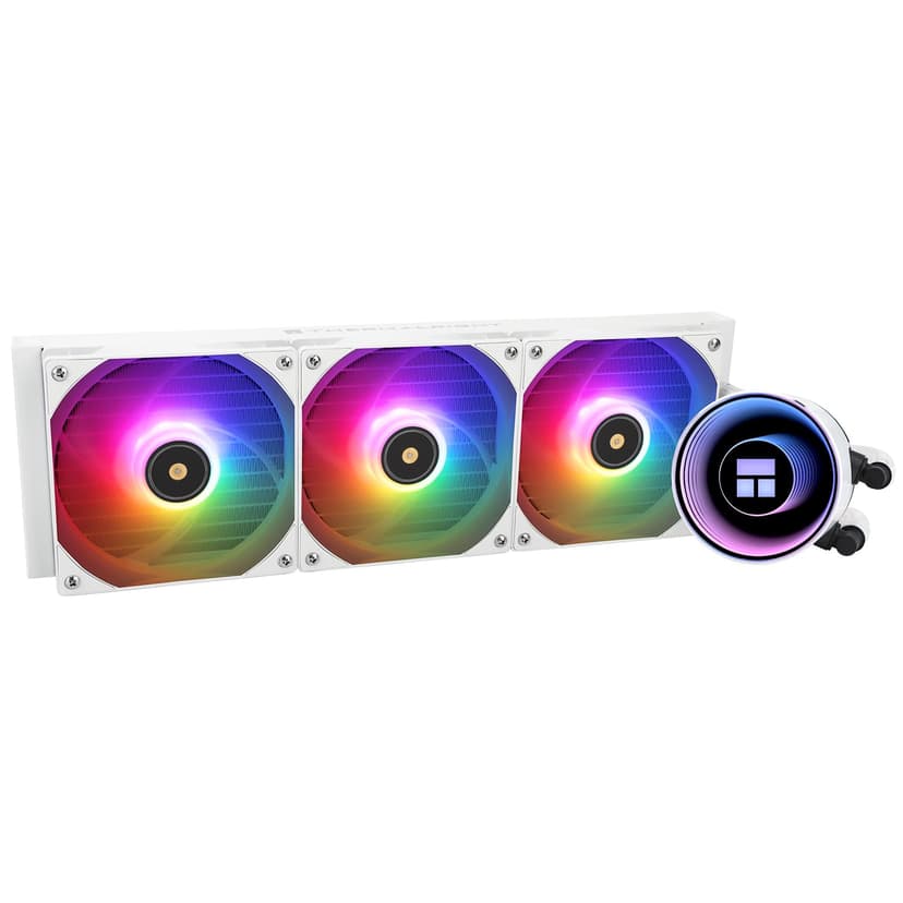 Thermalright Frozen Notte 360 White ARGB V2 Water Cooling CPU Cooler, 360 Specification CPU Liquid Cooler,3 PWM Fans, S-FDB Bearings, Suitable for AMD:AM4/AM5, Intel LGA 1851/1700/115X/1200/2011