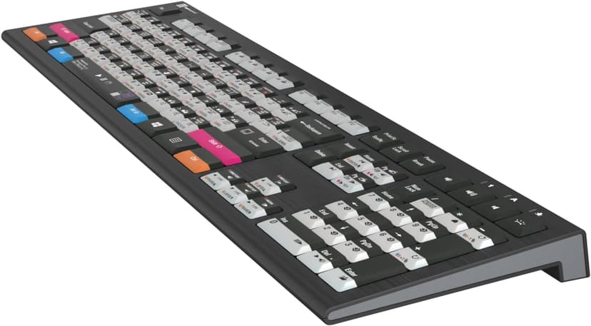 Logickeyboard Backlit 'Astra2' Filmmaker Keyboard • Combo-Designed for Both Adobe Premiere Pro & After Effects on Windows PC • p/n LKB-AEPP-A2PC-US