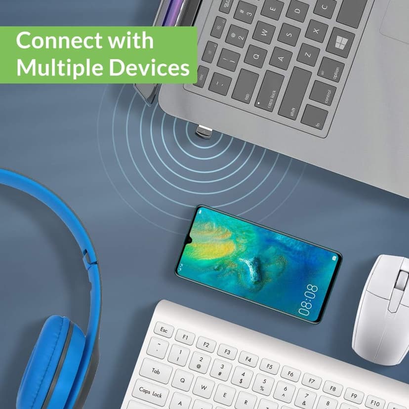 Avantree DG45 USB Bluetooth Adapter Dongle for PC, Computer, Desktop, and Laptop - Compatible with Windows 11/10/8.1/8 Only - Connects Bluetooth Headphones, Speakers, Keyboards, Mice, and Printers