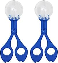 2-Pcs Blue Nature Exploration Tools - Ergonomic Scoopers and Clamps for Field Research and Outdoor Activities, Durable Plastic Design with Non-Slip Grip