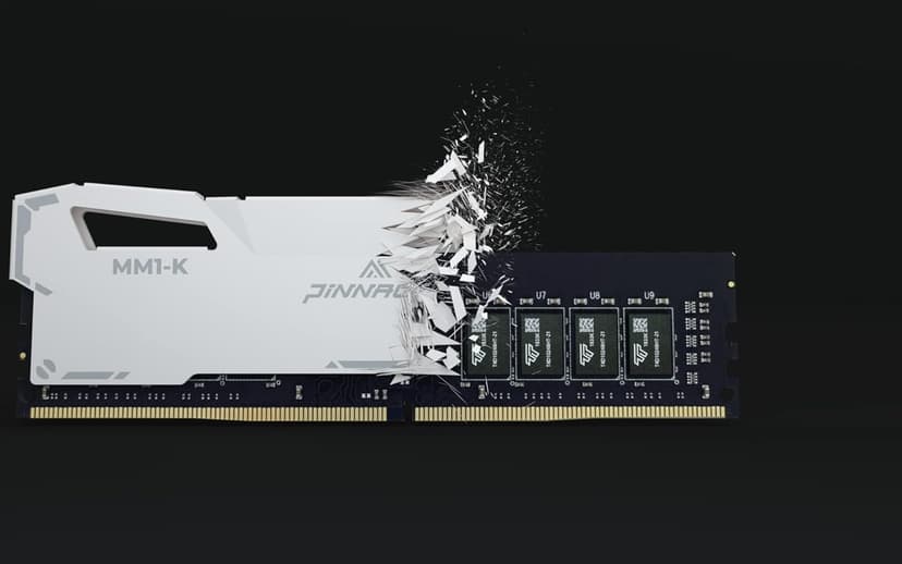 Timetec Pinnacle Konduit 16GB KIT(2x8GB) DDR4 3200MHz PC4-25600 CL16-18-18-38 XMP2.0 Overclocking 1.35V Compatible for AMD and Intel Desktop Gaming PC Memory Module RAM - White