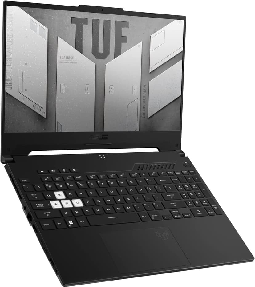 ASUS TUF Dash F15 Gaming Laptop (15.6 inches 144Hz, Intel 12th Gen i7-12650H, 64GB DDR5 RAM, 1TB PCle SSD, Geforce RTX 3070 8GB), Thunderbolt 4, Backlit KB, WiFi 6, IST Cable, Win 11 Home - Black