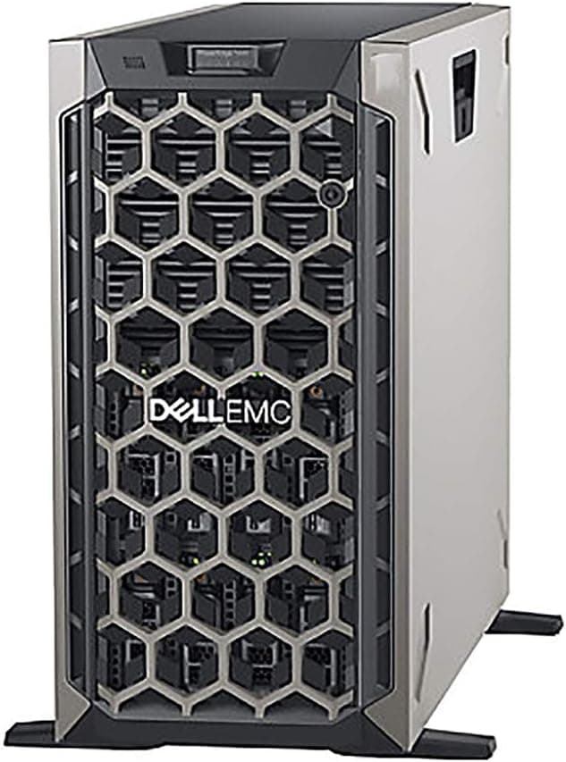 Dell PowerEdge T440 Tower Server with 2 Intel Silver 4110 8-core CPUs, 128GB DDR4 RAM, 16TB 12Gb SAS HDDs, RAID (Renewed)