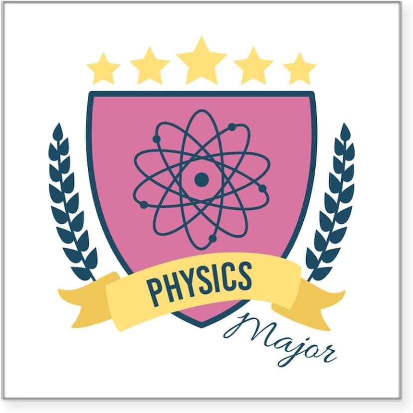 CafePress Physics Major Sticker Square Bumper Sticker Car Decal