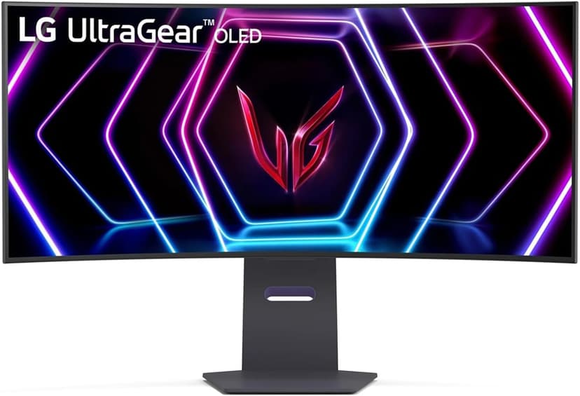 LG 39" Ultragear OLED Curved Gaming Monitor - WQHD 240Hz, 0.03ms, NVIDIA G-Sync Compatible, 800R Curvature, USB Type-C, DisplayHDR True Black 400