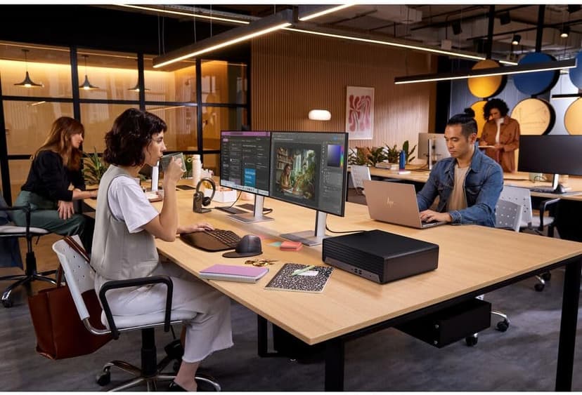 HP Elite Desk SFF 600 G9 Business Desktop Computer, 13th Gen Intel 16-Core i7-13700 Processor, 16GB DDR5 RAM, 512GB PCIe SSD, Small Form Factor, Wi-Fi, Type-C, DisplayPorts, HDMI, Windows 11 Pro