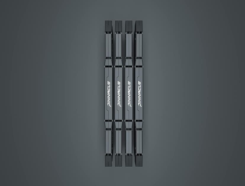 Timetec Pinnacle Konduit 32GB KIT(4x8GB) DDR4 3200MHz PC4-25600 CL16-18-18-38 XMP2.0 Overclocking 1.35V Compatible for AMD and Intel Desktop Gaming PC Memory Module RAM - Black