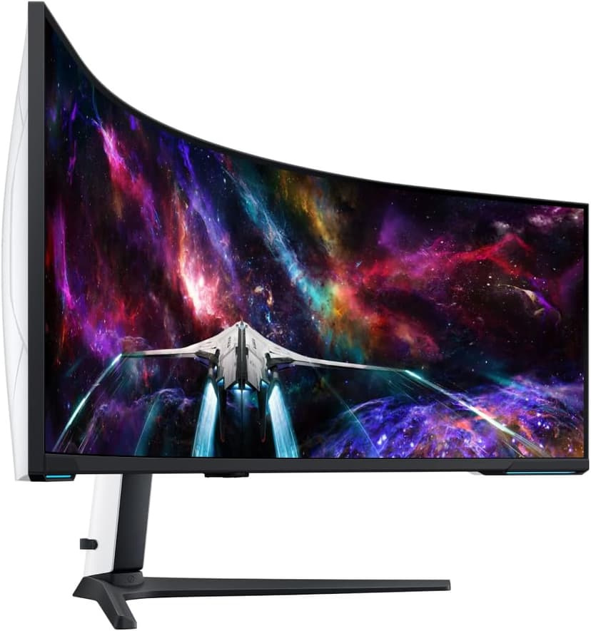 Samsung 57" Odyssey Neo G9 Series Dual 4K UHD 1000R Curved Gaming Monitor, 240Hz, 1ms with DisplayPort 2.1, Quantum Mini-LED, DisplayHDR 1000, AMD FreeSync Premium Pro, LS57CG952NNXZA
