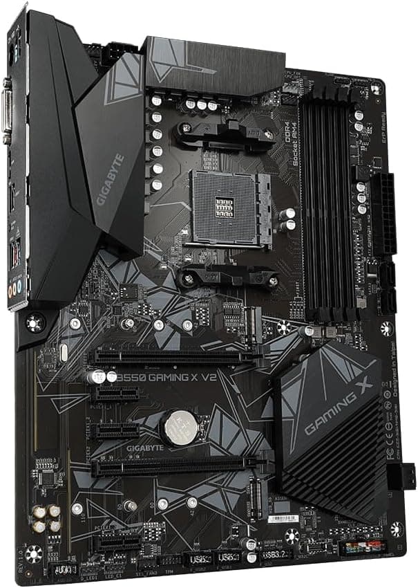 Gigabyte B550 Gaming X V2 (AMD Ryzen 5000/B550/ATX/M.2/HDMI/DVI/USB 3.1 Gen 2/DDR4/ATX/Gaming Motherboard), 128 GB