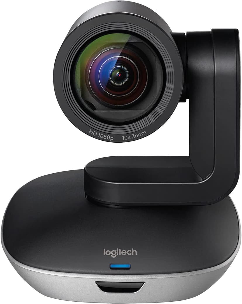 Logitech Group Video Conferencing Bundle with Expansion Mics for Big Meeting Rooms, Black and Silver