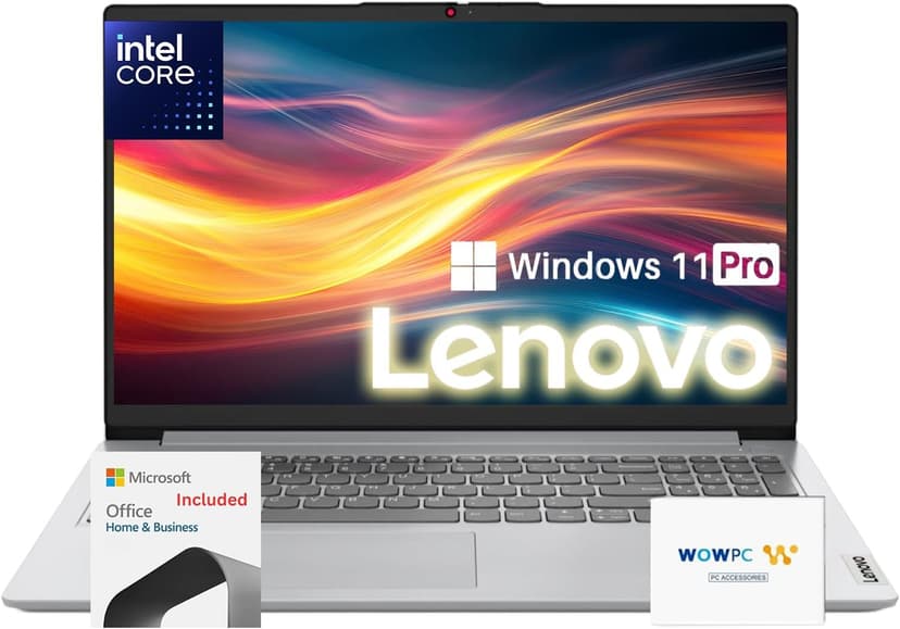 Lenovo Premium Series IdeaPad Laptop for Student & Business | Latest Model | 36GB RAM | 1.1TB SSD | 1 Year Office 365 w/ 1TB Cloud Storage | Intel Core | 15.6" | Win 11 Pro | w/WOWPC Recovery USB
